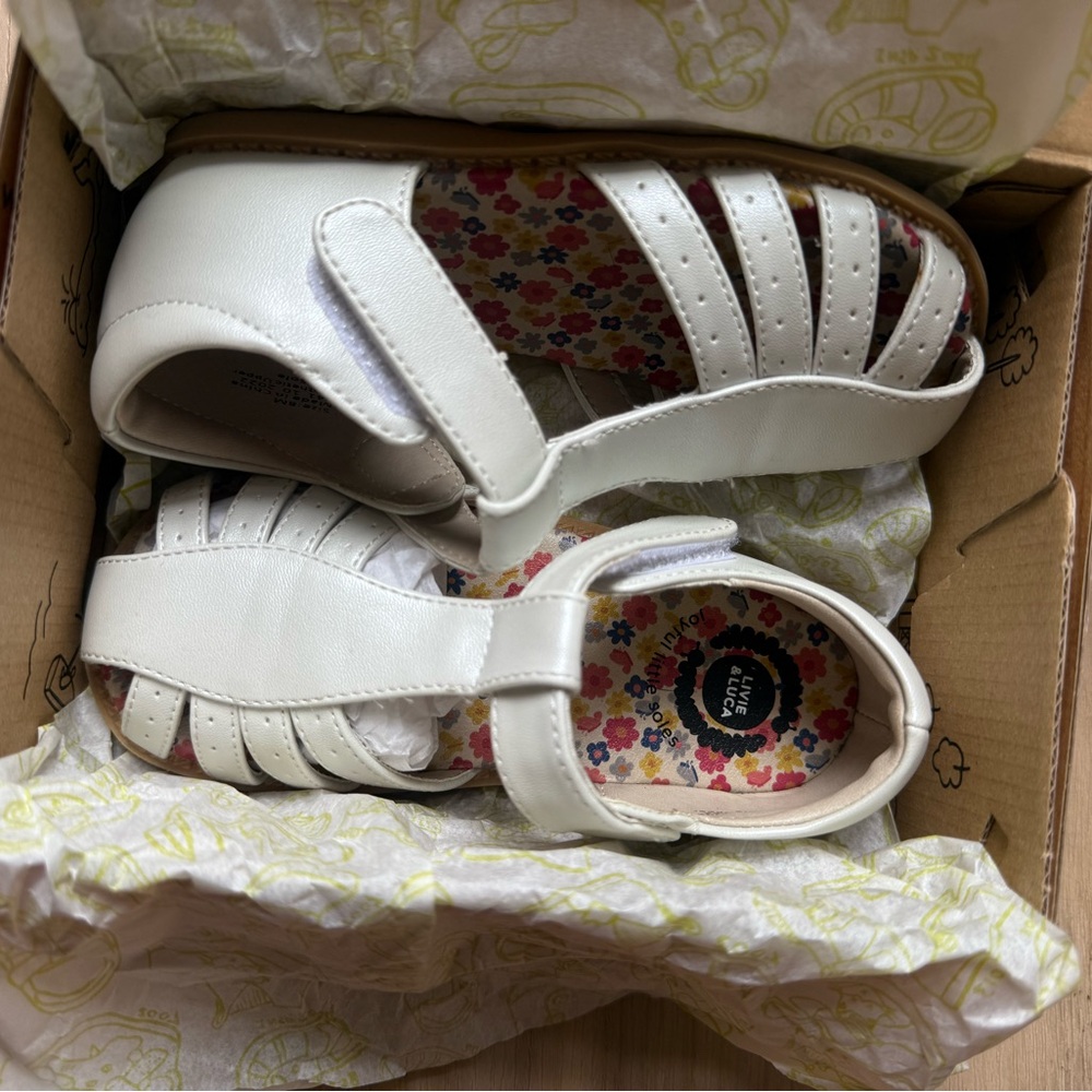 Livie & Luca - White Strappy Sandals